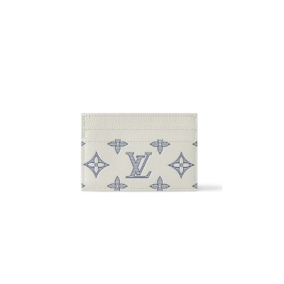 LOUIS VUITTON DOUBLE CARD HOLDER WHITE M83699 (11*7*1.5cm)
